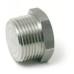 SS Plug  Adapter Hex Male End Commercial Stainless Steel 202.
